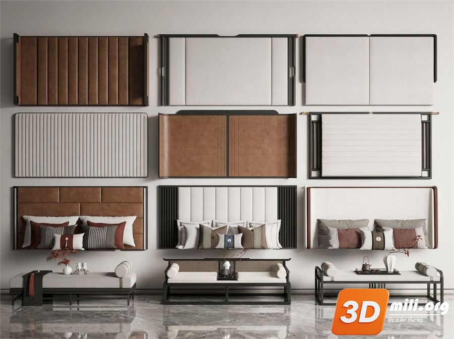 Headboard Skp Files